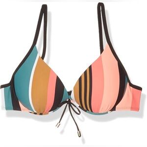 Swimwear Skye Women's Stella Molded Cup Underwire Bikini Top colorful size small
